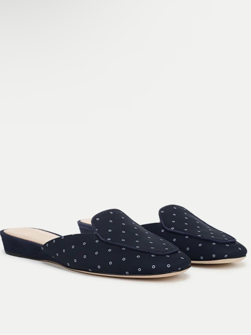 Veronica Beard NIB $350 Moritz Loafer Mule in Navy Blue Print size 8.5 - Picture 4 of 6